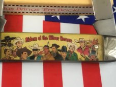 Vintage Camillus 2 Blade Large Cigar Knife w Riders of the Silver Screen Handles -Tom Mix -NOS Vintage Camillus 2 Blade Large Cigar Knife w Riders of the Silver Screen Handles -Tom Mix -NOS