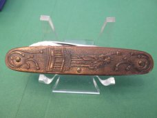 Cattaraugus  Metal Handle Statue of Lady Liberty