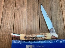 A.G. Russell  Arkansas Toothpick Stag with Bolster Lock