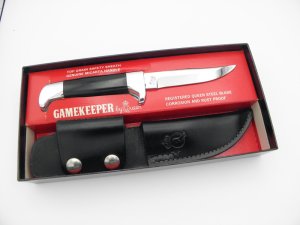 Queen Cutlery Gamekeeper Series Pattern # 391 Small Game: 1974: fixed blade knife 