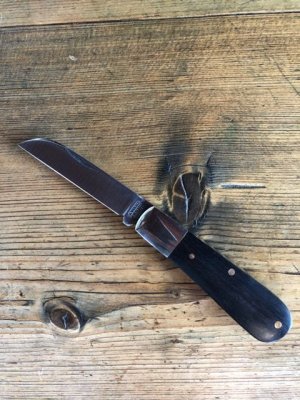 A. Wright & Son Classic English Barlow with Ebony Scales and Wharnecliffe Blade