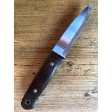 A. Wright & Son Sheffield, England Bushcraft Hunting Knife with Ebony Scales A. Wright & Son Sheffield, England Bushcraft Hunting Knife with Ebony Scales