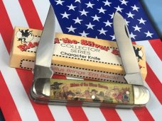 Vintage Camillus 2 Blade Large Cigar Knife w/ Riders of the Silver Screen Handles -Dale Evans -NOS Vintage Camillus 2 Blade Large Cigar Knife w/ Riders of the Silver Screen Handles -Dale Evans -NOS