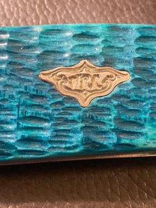 New 2012 Case XX USA 6172SS Teal Bone Handle Clasp Limited Edition #40 of 200 Made With A Single New 2012 Case XX USA 6172SS Teal Bone Handle Clasp Limited Edition #40 of 200 Made With A Single