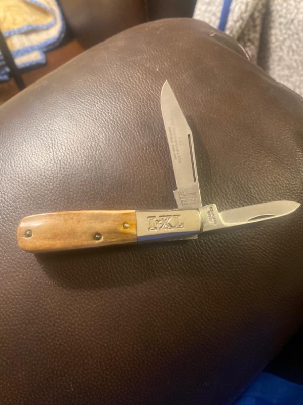 New Vintage IXL George Westenholm & Son Sheffield England Fat Stag Barlow With 2 Stainless Blades New Vintage IXL George Westenholm & Son Sheffield England Fat Stag Barlow With 2 Stainless Blades