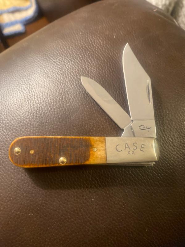 New Case XX USA 620091/2 CV Brown Bone Barlow With Nickel Silver Bolsters Plus Two Stainless Blades New Case XX USA 620091/2 CV Brown Bone Barlow With Nickel Silver Bolsters Plus Two Stainless Blades