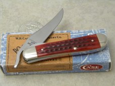 Case XX USA 2000 Pocket Worn Old Red Bone 61953L SS Russlock Knife in Box Case XX USA 2000 Pocket Worn Old Red Bone 61953L SS Russlock Knife in Box