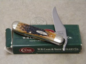 Case XX USA 2000 Autumn Peachseed Bone 61953L SS Russlock Knife in Box