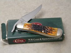 Case XX USA 2000 Autumn Peachseed Bone 61953L SS Russlock Knife in Box Case XX USA 2000 Autumn Peachseed Bone 61953L SS Russlock Knife in Box