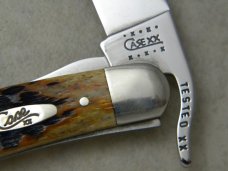 Case XX USA 2000 Autumn Peachseed Bone 61953L SS Russlock Knife in Box Case XX USA 2000 Autumn Peachseed Bone 61953L SS Russlock Knife in Box