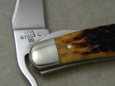 Case XX USA 2000 Autumn Peachseed Bone 61953L SS Russlock Knife in Box Case XX USA 2000 Autumn Peachseed Bone 61953L SS Russlock Knife in Box