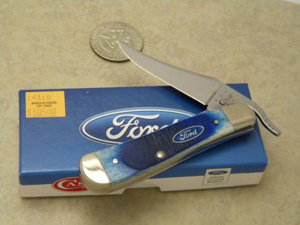 Case XX USA 2015 Blue Bone 61953L SS Ford Russlock Knife in Box Case XX USA 2015 Blue Bone 61953L SS Ford Russlock Knife in Box