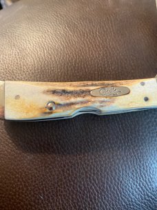 New Case XX •USA 51549L SS Super Fat & Gnarly Stag Copperlock With A Single Stainless Steel Blade New Case XX •USA 51549L SS Super Fat & Gnarly Stag Copperlock With A Single Stainless Steel Blade