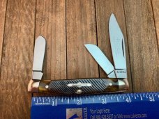 Russell Green River Works (by Boker) Sawcut Green Jigged Bone Stockman Mint Russell Green River Works (by Boker) Sawcut Green Jigged Bone Stockman Mint