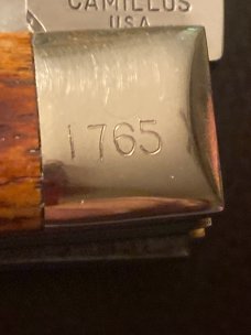 1988 Camillus USA NKCA Limited Edition #1765 Bone Handle Trapper With NKCA Sheild And Two Blades 1988 Camillus USA NKCA Limited Edition #1765 Bone Handle Trapper With NKCA Sheild And Two Blades