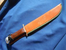 VINTAGE LARGE EDGE BRAND 8" FIXED BLADE KNIFE #432 With original Sheath. MADE IN SOLINGEN GERMANY VINTAGE LARGE EDGE BRAND 8" FIXED BLADE KNIFE #432 With original Sheath. MADE IN SOLINGEN GERMANY