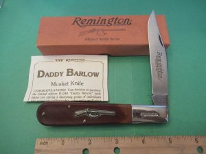Remington Daddy Barlow Musket Knife Limited Edition Pattern # R1240
