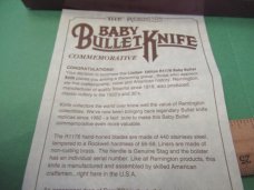 Remington Baby Bullet Commemorative Stag Handle Pattern # R1176