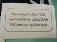 Remington 75th Anniversary Limited Edition Stag Jack Pattern # R106