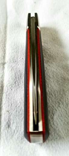 Birdvis Custom Spear Barlow Knife,NEW,W/SLIP,Micarta Scales,Cpm-154,3.625",integral bolsters Birdvis Custom Spear Barlow Knife,NEW,W/SLIP,Micarta Scales,Cpm-154,3.625",integral bolsters