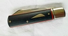 Birdvis Custom Spear Barlow Knife,NEW,W/SLIP,Micarta Scales,Cpm-154,3.625",integral bolsters Birdvis Custom Spear Barlow Knife,NEW,W/SLIP,Micarta Scales,Cpm-154,3.625",integral bolsters