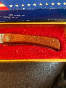 1976 New Case Kentucky Bicentennial Knife Wood Handle With Stainless Steel Blade Brand New In Box