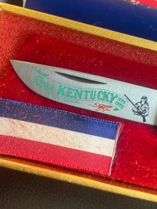 1976 New Case Kentucky Bicentennial Knife Wood Handle With Stainless Steel Blade Brand New In Box