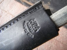  Small Anza Fixed Blade Knife With Original Sheath (#136). Like New.  Made in the USA in 2013