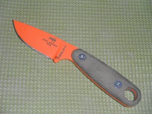  ESEE IZULA II Orange FIXED KNIFE KNIFE WITH SHEATH MADE IN USA RAZOR SHARP BLADE