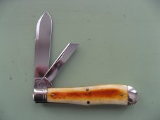 GREAT EASTERN 2019 TALON EUREKA JACK WITH ANTIQUE GOLDENROD CAMEL BONE SCALES GREAT EASTERN 2019 TALON EUREKA JACK WITH ANTIQUE GOLDENROD CAMEL BONE SCALES