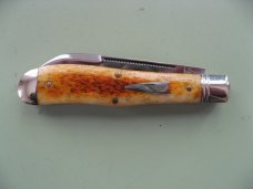 GREAT EASTERN 2019 TALON EUREKA JACK WITH ANTIQUE GOLDENROD CAMEL BONE SCALES GREAT EASTERN 2019 TALON EUREKA JACK WITH ANTIQUE GOLDENROD CAMEL BONE SCALES