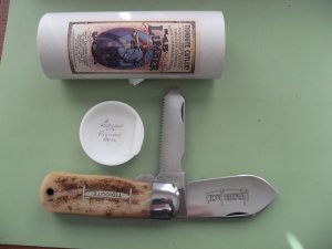 GREAT EASTERN 2012 LUMBERJACK WITH PIONEER BONE  SCALES
