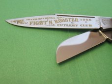 Fight'N Rooster Large Pearl Handle  Stockman 