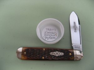 GREAT EASTERN 2017 AMERICAN JACK  WITH GOLDEN BROWN JIG BONE SCALES