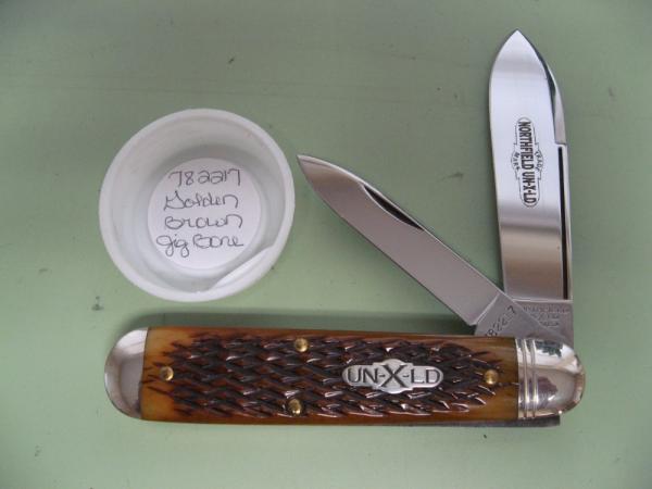 GREAT EASTERN 2017 AMERICAN JACK WITH GOLDEN BROWN JIG BONE SCALES GREAT EASTERN 2017 AMERICAN JACK WITH GOLDEN BROWN JIG BONE SCALES