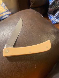 Vintage Carl Schlieper German Eye Hammer Forged Solingen Germany Single Blade Pocket Knife