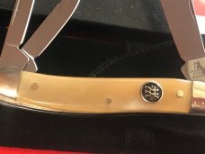 J A Henckels 3 Blade Whittler Pocket Knife w/ Fantastic Buffalo Horn Handles! NOS & M/NM J A Henckels 3 Blade Whittler Pocket Knife w/ Fantastic Buffalo Horn Handles! NOS & M/NM
