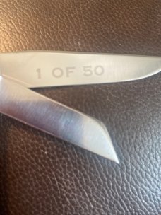 New GEC TIDIOUTE CuTLERY 533308 Limited Edition 1 Of 50 #30 Red,Black & White Swirled Handles New GEC TIDIOUTE CuTLERY 533308 Limited Edition 1 Of 50 #30 Red,Black & White Swirled Handles