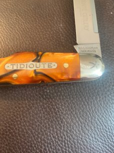 GEC & TIDIOUTE CUTLERY 253109 Limited Edition 1 Of 50 #18 Beatiful Colored Handle Combination 1 Blad GEC & TIDIOUTE CUTLERY 253109 Limited Edition 1 Of 50 #18 Beatiful Colored Handle Combination 1 Blad