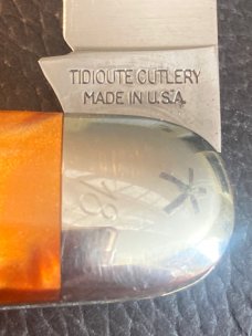 GEC & TIDIOUTE CUTLERY 253109 Limited Edition 1 Of 50 #18 Beatiful Colored Handle Combination 1 Blad GEC & TIDIOUTE CUTLERY 253109 Limited Edition 1 Of 50 #18 Beatiful Colored Handle Combination 1 Blad