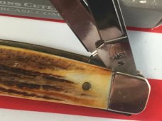 Case xx 1984 Congress Knife w Second Cut Stag Handles -Red Blade Etch -NOS in Minty Condition Case xx 1984 Congress Knife w Second Cut Stag Handles -Red Blade Etch -NOS in Minty Condition