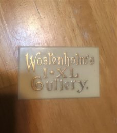 WOSTENHLM I*X.L. IVORY DISPLAY