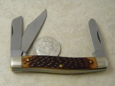 Schrade NY USA 881 Delrin Stockman Knife Schrade NY USA 881 Delrin Stockman Knife