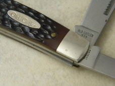 Old Cutler USA Jigged Delrin 523 Carbon Steel Jack Knife 