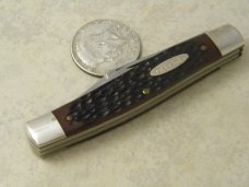 Old Cutler USA Jigged Delrin 523 Carbon Steel Jack Knife 