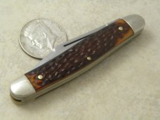 Kutmaster Utica NY USA Jigged Delrin Large Stockman Knife