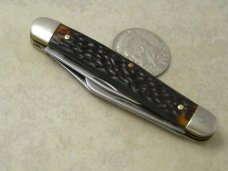 Kutmaster Utica NY USA Jigged Delrin Large Stockman Knife