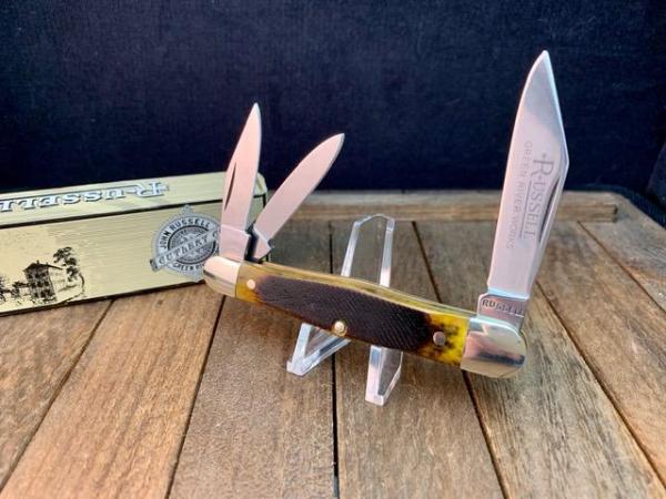 Russell Green River Works by Boker 3 Blade Whittler Factory Error Please Read Russell Green River Works by Boker 3 Blade Whittler Factory Error Please Read