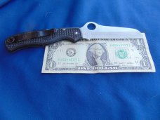Spyderco Atlantic Salt 2 - Plain Edge Satin H1 Blade - Black FRN Lock Back, W/Box.  Seki-Japan
