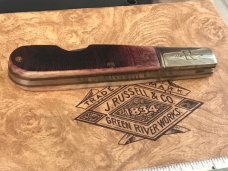 1998 Russell (Green River Works) 5" (Heavy Duty) Daddy Barlow Knife with Great Bone Handles -NOS 1998 Russell (Green River Works) 5" (Heavy Duty) Daddy Barlow Knife with Great Bone Handles -NOS